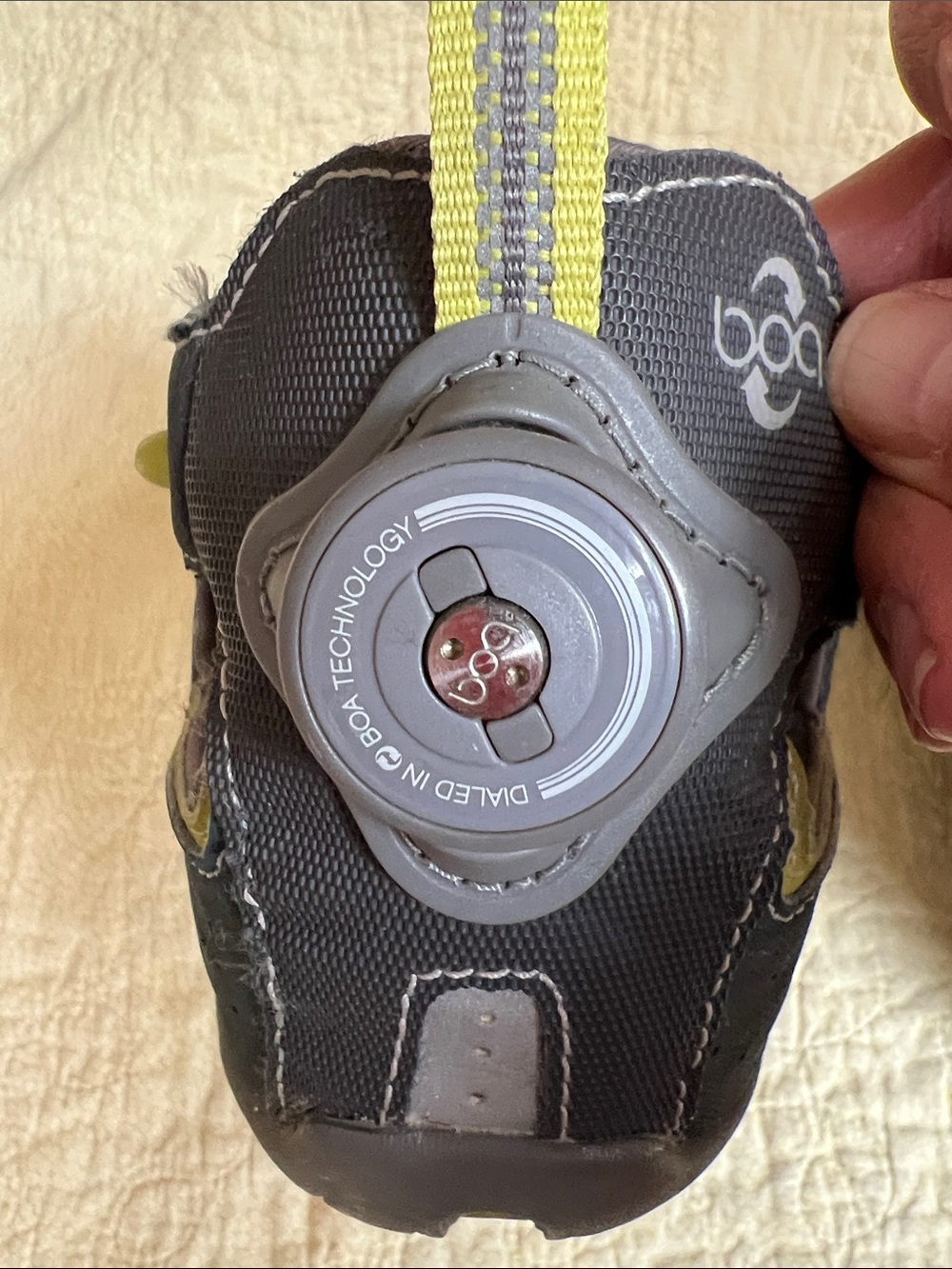 The North Face Men's Gray and Yellow Closed-Toe Hydrotrak Sandals - Picture 9 of 11